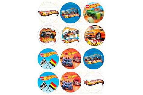 Картинка на торт Hot Wheels