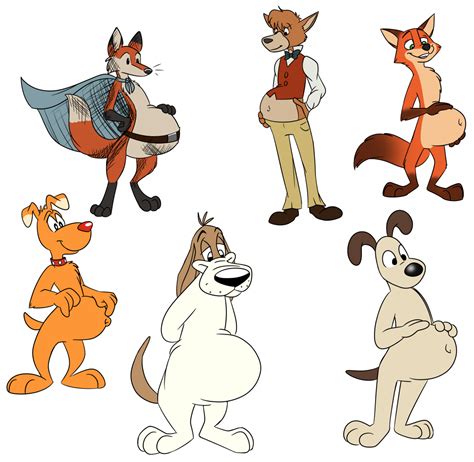 Pregnant Canine Characters by Reeflex -- Fur Affinity [dot] net