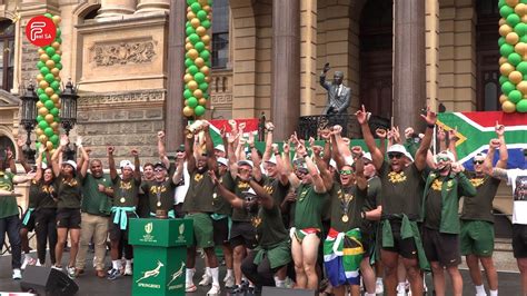 The Springboks Trophy Tour Cape Town Youtube