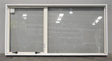 Off White Aluminium Single Awning Window H1000mm X W2000mm NL14346