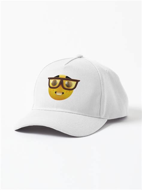 Goofy Ahh Nerd Emoji Cap For Sale By Shrewd Mood Redbubble