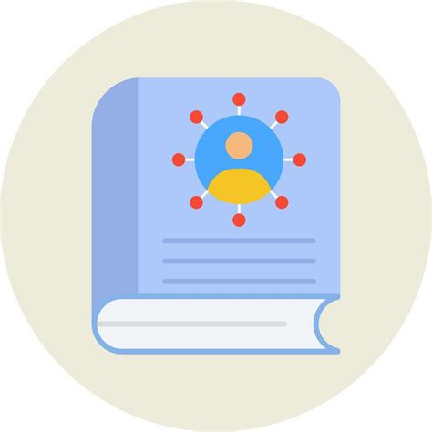 Book Flat Circle Icon Vector Art At Vecteezy