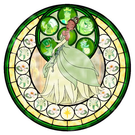 Tiana Stained Glass Disney Princess Fan Art 31394465 Fanpop