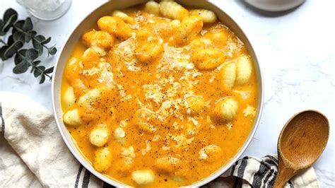 Gnocchi with Pumpkin Sauce Recipe - The Herbeevore