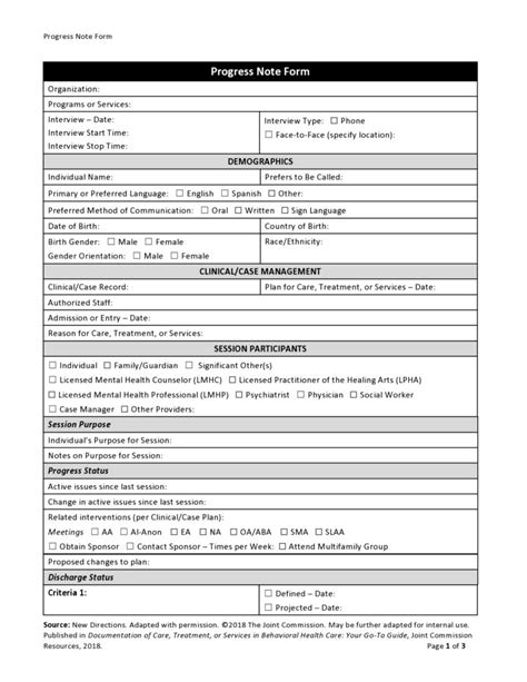 Free Therapy Notes Templates Progress Notes Templatelab