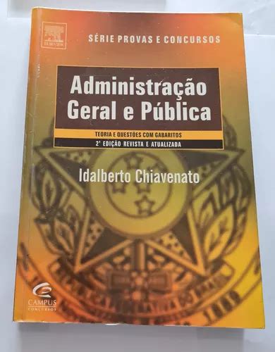 Livro Administra O Geral E P Blica Edi O S Rie Provas E