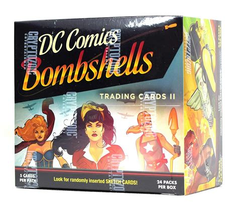 Dc Comics Bombshells Trading Cards Ii Box Cryptozoic 2018 Da Card World