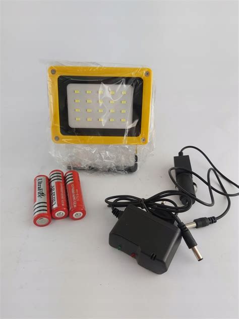 Halogen Przeno Ny Lampa Led Akumulatorowy W Rh