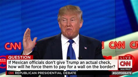 Donald Trump Says He Will Make Mexico Pay For Wall Cnn Video