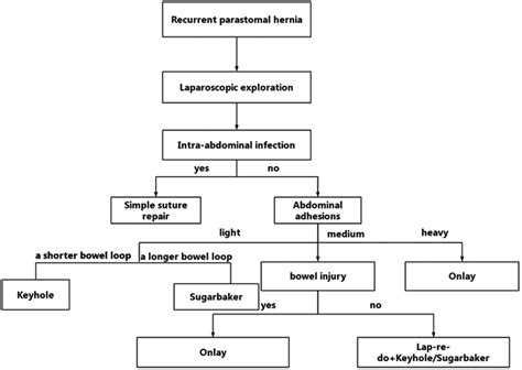 Flowchart Of The Surgical Strategy Download Scientific Diagram