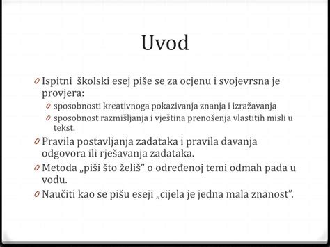 Ppt Kako Napisati Esej Na Dr Avnoj Maturi Powerpoint Presentation