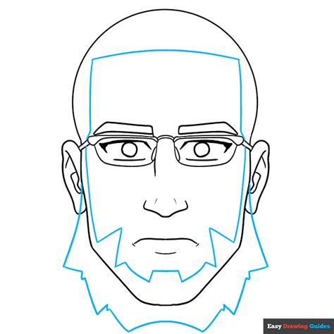 How To Draw An Anime Beard And Facial Hair Easy Step By Step Tutorial