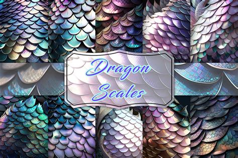 Pearlescent Dragon Scales Background Graphic By Pamilah Creative Fabrica