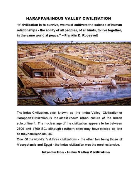 Indus Valley Civilisation Pdf