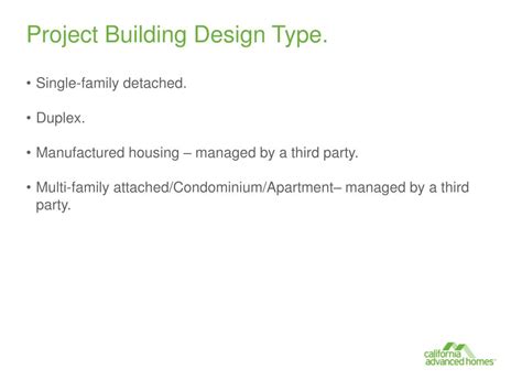 Ppt California Advanced Homes Program Powerpoint Presentation Free