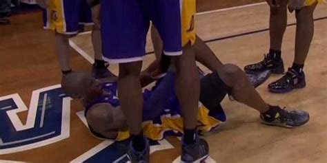 Video Kobe Bryant S Ankle Injury Business Insider