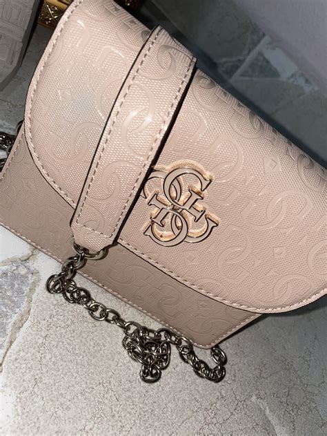 GUESS NUDE CHAIN LINK Crossbody Bag Women S Fashion Bags Wallets Cross Body Bags On Carousell
