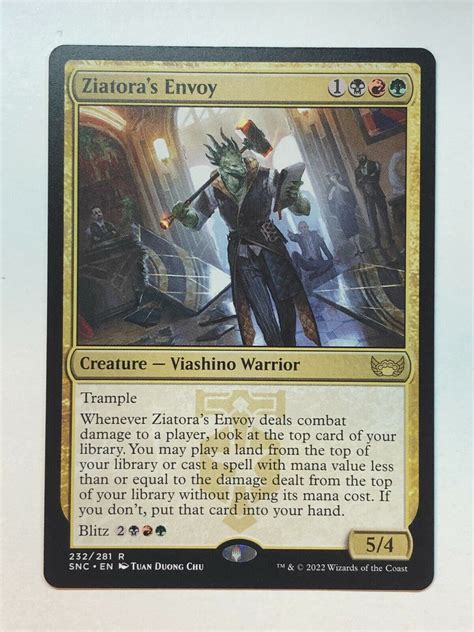 MTG Streets Of New Capenna Ziatora S Envoy 232 NM M EBay