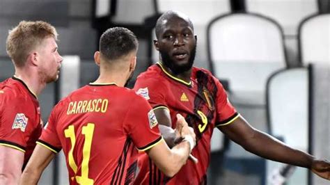 Lukaku L Unico Assente All Ultimo Allenamento Del Belgio Big Rom Punta