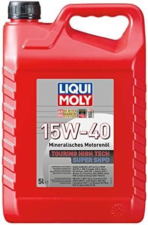 LIQUI MOLY Touring High Tech 20W 20 5 L mineralisches Motoröl Art