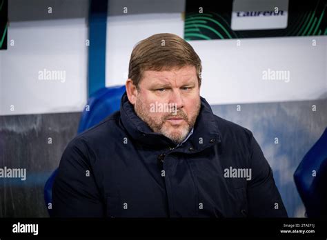 Gent Belgium 30th Nov 2023 Gent S Head Coach Hein Vanhaezebrouck