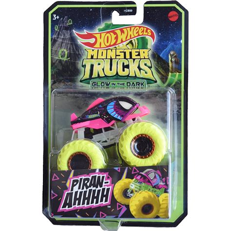 Piranah Glow Auto Hot Wheels Monster Truck Kidozabawki Pl