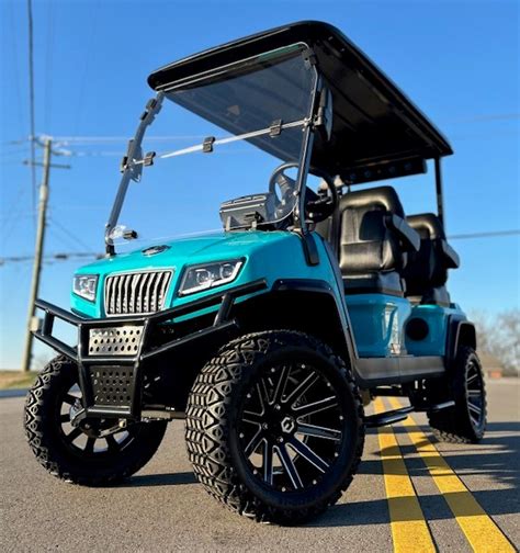 Lithium Street Ready Golf Cart Fully Loaded Evolution D Red Maverick