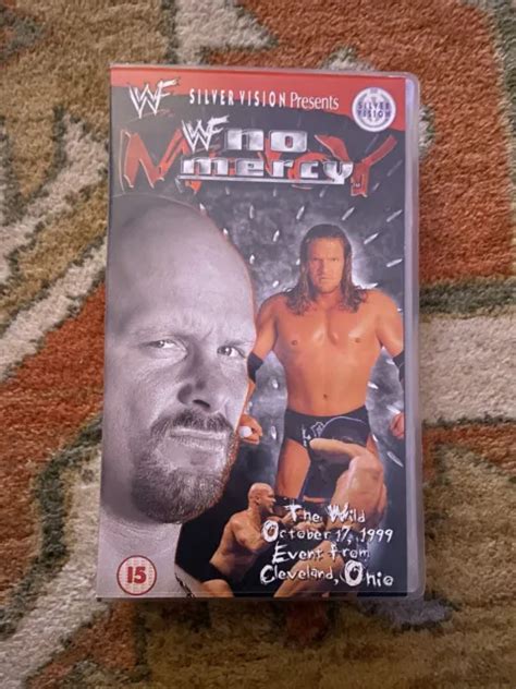 WWF NO MERCY 1999 VHS Tape Vintage Wrestling Video 5 99 PicClick UK