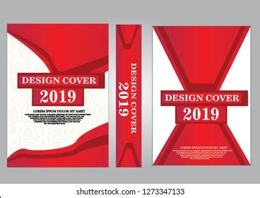 Cover Book Design Template Presentation Infographics Stock Vector ...