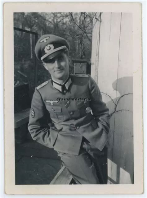 ORIG FOTO GEBIRGSJÄGER Offizier m Orden Sturmabzeichen ASA Portrait