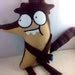 Regular Show Rigby Plush Made to Order by LittleCritters00