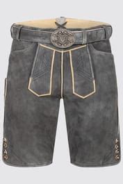 Lederhose Xilas Mit G Rtel In Grau Im Kr Ger Dirndl Online Shop