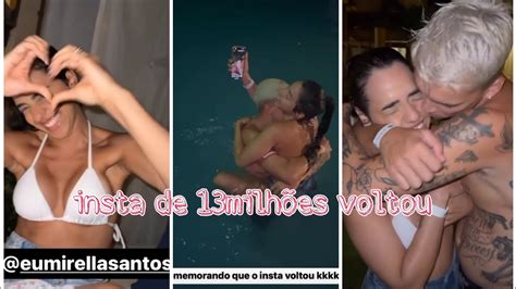 Mirela Tem Seu Insta De Volta Zinho Joga Ela Na Piscina De Felicidade