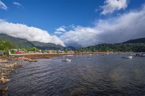 Puerto Cisnes Stock Image Image Of Patagonia Ocean 215620235