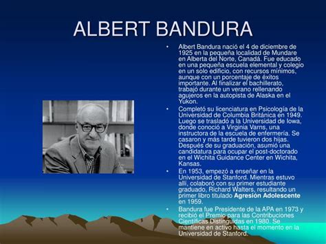 Ppt Albert Bandura Powerpoint Presentation Free Download Id787155