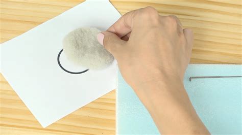 Needle Felting How To Using The Pattern Youtube