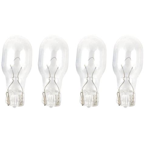 Moonrays 95504 Wedge Base Light Bulbs Clear 7 Watt 4 Pack