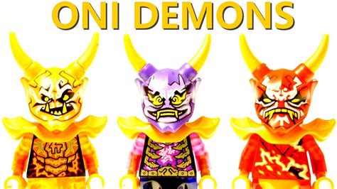 Lego Ninjago Oni Demons Custom Mnifigures Youtube