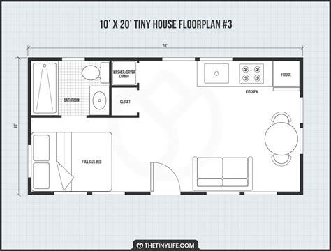 10 x 20 Tiny Home Designs, Floorplans, Costs And Inspiration - The Tiny ...