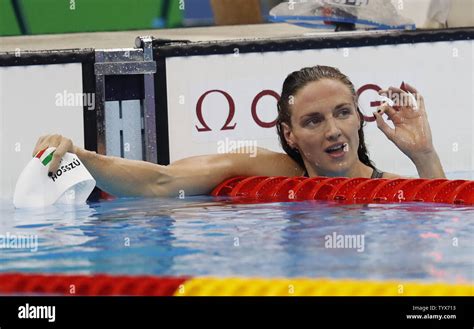 Katinka Hosszu Of Hungary Rects When She Wins The Gold Medal In The Women S 200m Individual