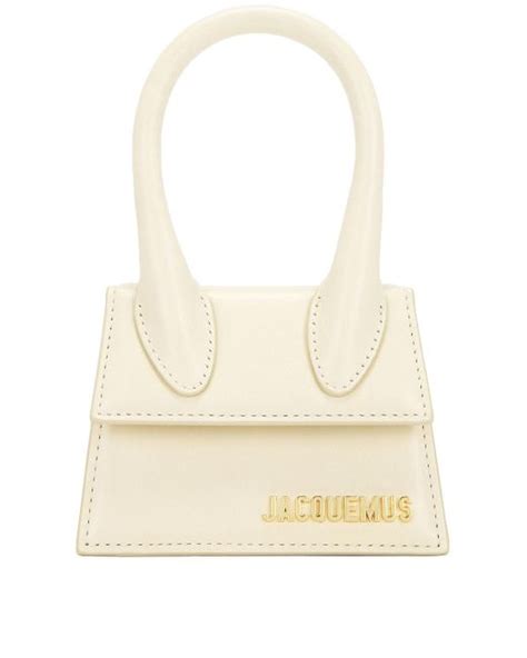 Jacquemus Leder Tasche Le Chiquito In Weiß Lyst De