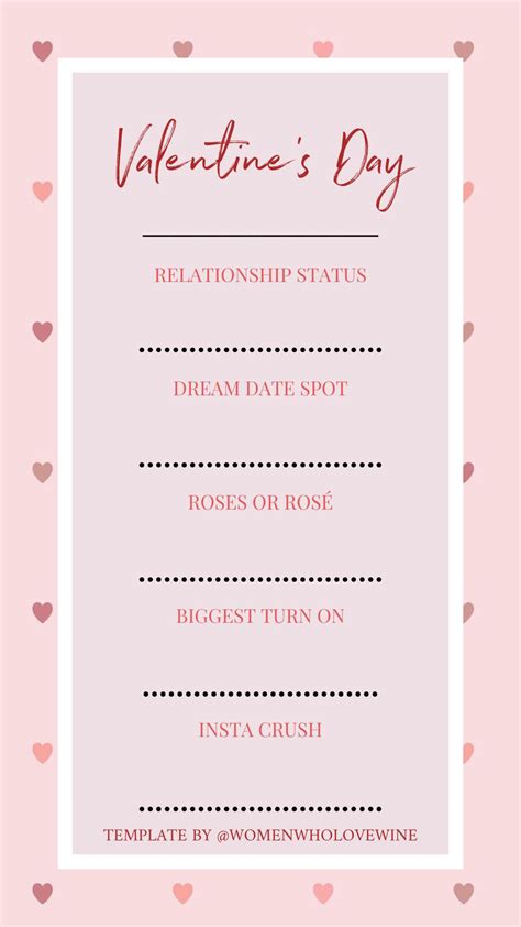 Valentines Day Instagram Story Template