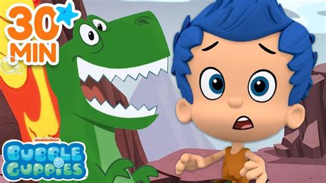 Dinosaur Adventures With Gil 🦕 30 Minute Compilation Bubble Guppies Youtube