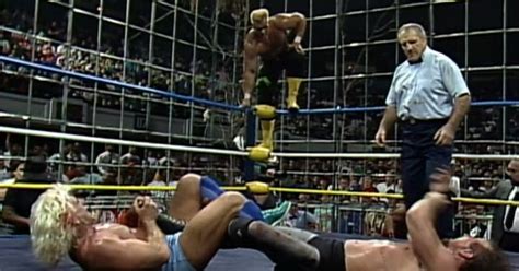 Halloween Havoc Thunderdome Cage Match Ric Flair Sting W Ole