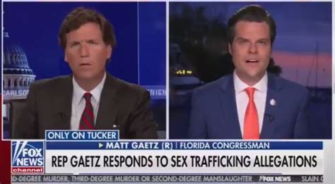 Republican Rep Matt Gaetz Investigated For Possible Sex Trafficking Of Year Old Girl