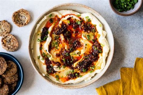 Whipped Brie With Honey Chili Oil Healthy Nibbles By Lisa Lin