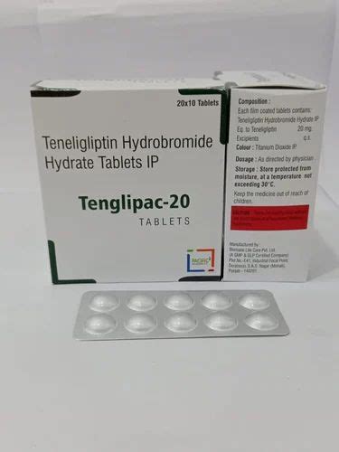 Teneligliption Hydrobromide Hydrate Tablet Ip Mg At Rs Box In