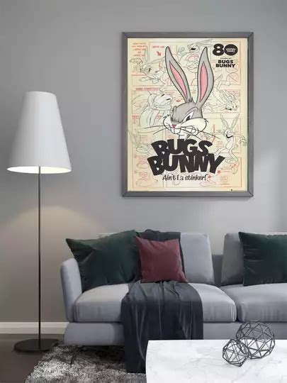 Królik Bugs 80 lat Looney Tunes plakat Galeria Plakatu