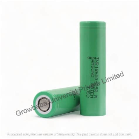 Samsung INR18650 25R 3 6volt 2500mAh Rechargeable Li Ion Battery At Rs