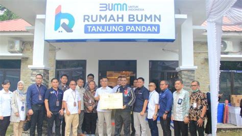 Resmikan Rumah Bumn Belitung Pt Timah Tbk Siap Dukung Umkm Maju